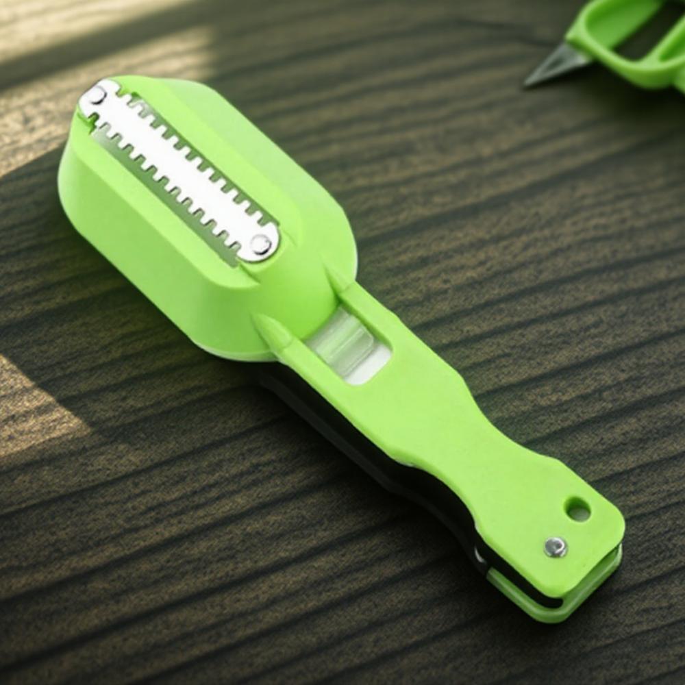 Fish Scale Remover Brush Fishing Scaler Tool Kitchen Cleaning Accessory Fish Skin Scraper Planner Knife for Easy Cooking зелёный
Fish Scale Remover Brush Fishing Scaler Tool Kitchen Cleaning Accessory Fish Skin Scraper Planner Knife for Easy Cooking зелёный