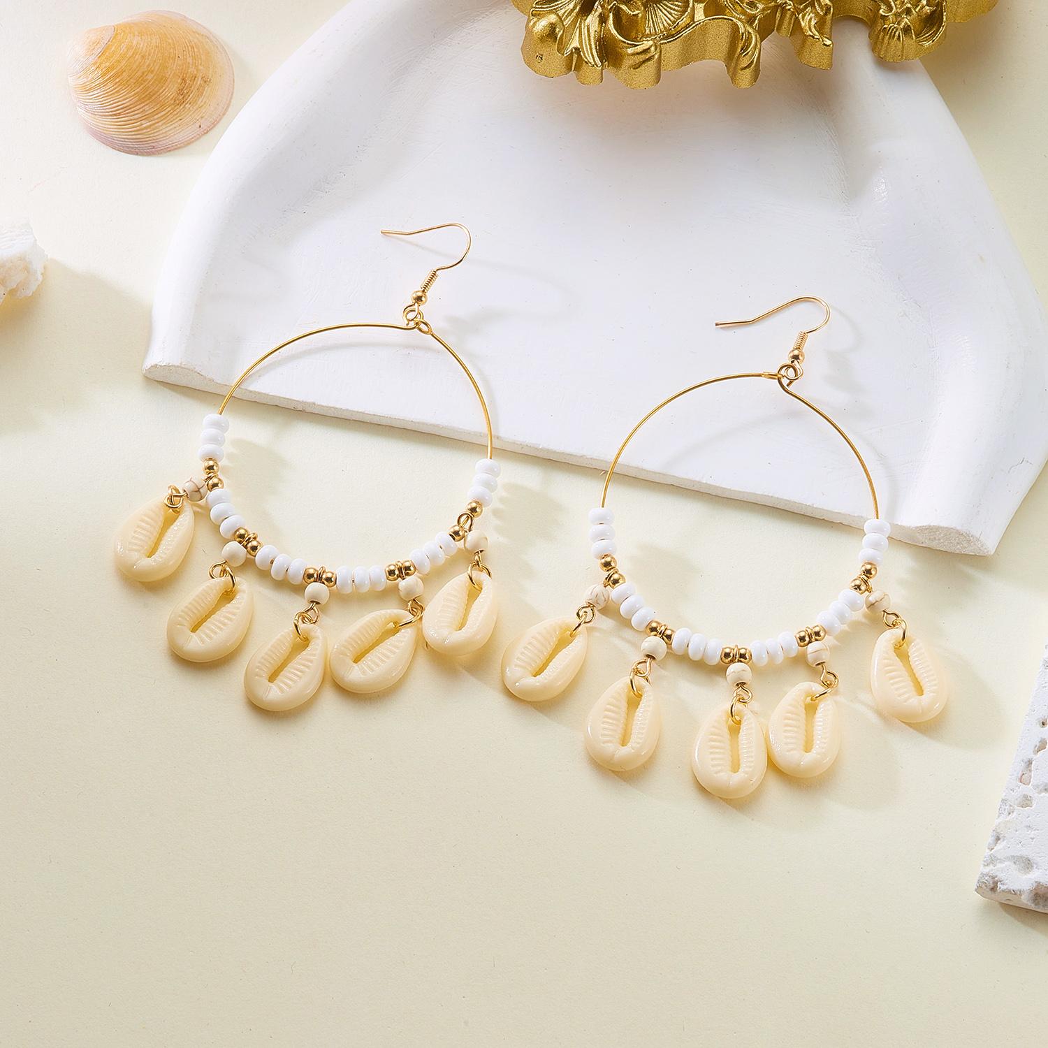 Shell Seed Bead Pendant Fringe Earrings Summer Beach Vacation Style Accessory Women s Fashion Trend Daily Accessory
Shell Seed Bead Pendant Fringe Earrings Summer Beach Vacation Style Accessory Women s Fashion Trend Daily Accessory