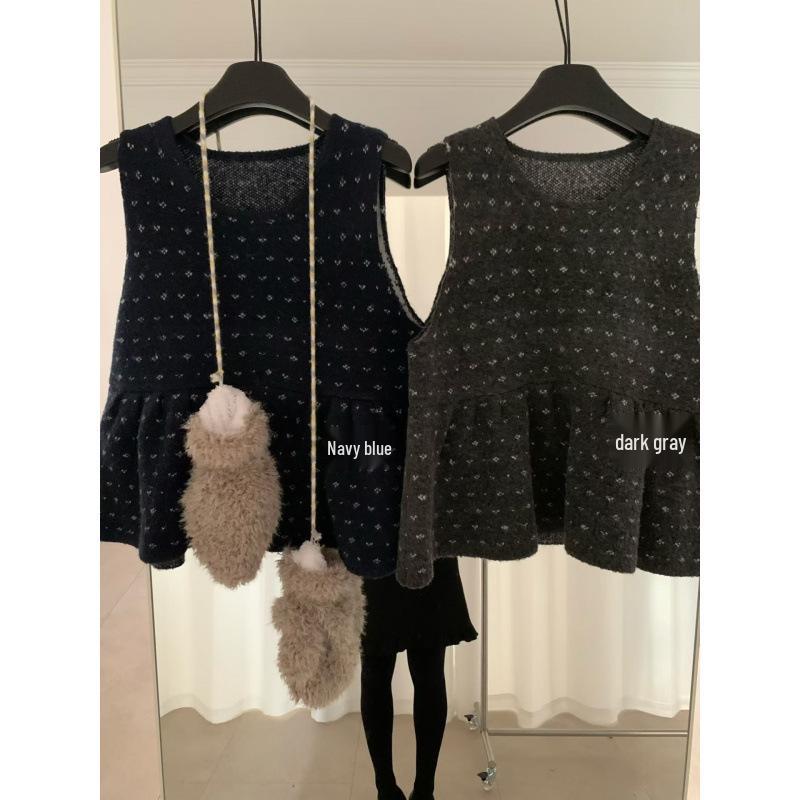 Korean Vintage Floral Print Wool Vest - Elegant, Age-Reducing, Versatile, Casual Fit One Size темно-синий
Korean Vintage Floral Print Wool Vest - Elegant, Age-Reducing, Versatile, Casual Fit One Size темно-синий