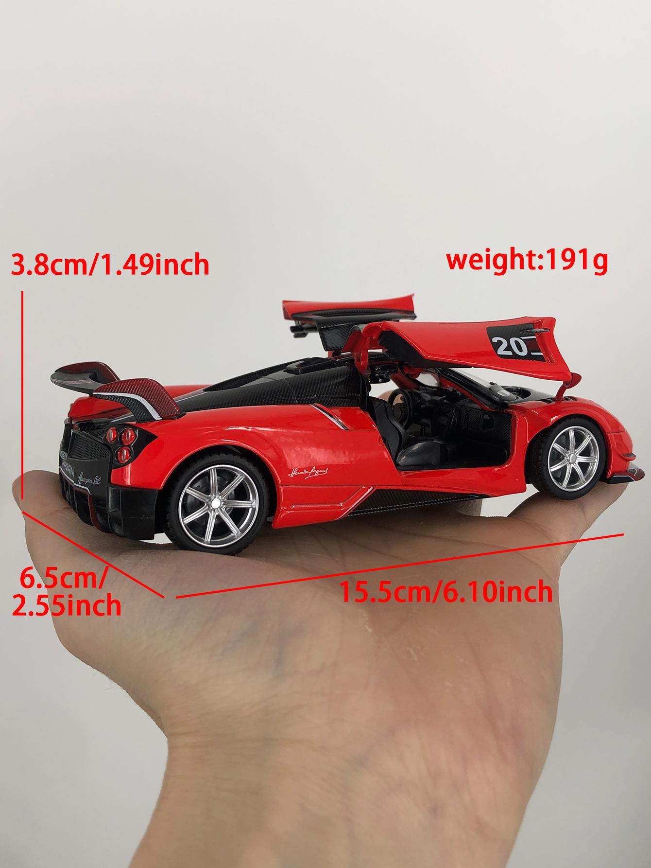 CCA 1:32 simulation zinc alloy Pagani Huayra BC model car, static ornament, metal collectible gift car красный
CCA 1:32 simulation zinc alloy Pagani Huayra BC model car, static ornament, metal collectible gift car красный