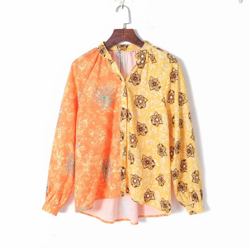 2023 Весна Женская одежда Корейский стиль Контрастный принт Темперамент V-образный вырез Однобортный Свободный Рукав со спущенным плечом Необычные рубашки Printed S
2023 Весна Женская одежда Корейский стиль Контрастный принт Темперамент V-образный вырез Однобортный Свободный Рукав со спущенным плечом Необычные рубашки Printed S