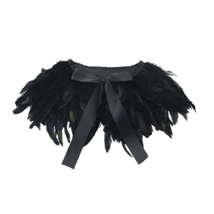 Dramatic Nylon Feather Scarf Easy Care Gothic Fashion Accessory Suitable For Masquerades Costume Balls And Creative Outfits чорний
Dramatic Nylon Feather Scarf Easy Care Gothic Fashion Accessory Suitable For Masquerades Costume Balls And Creative Outfits чорний
