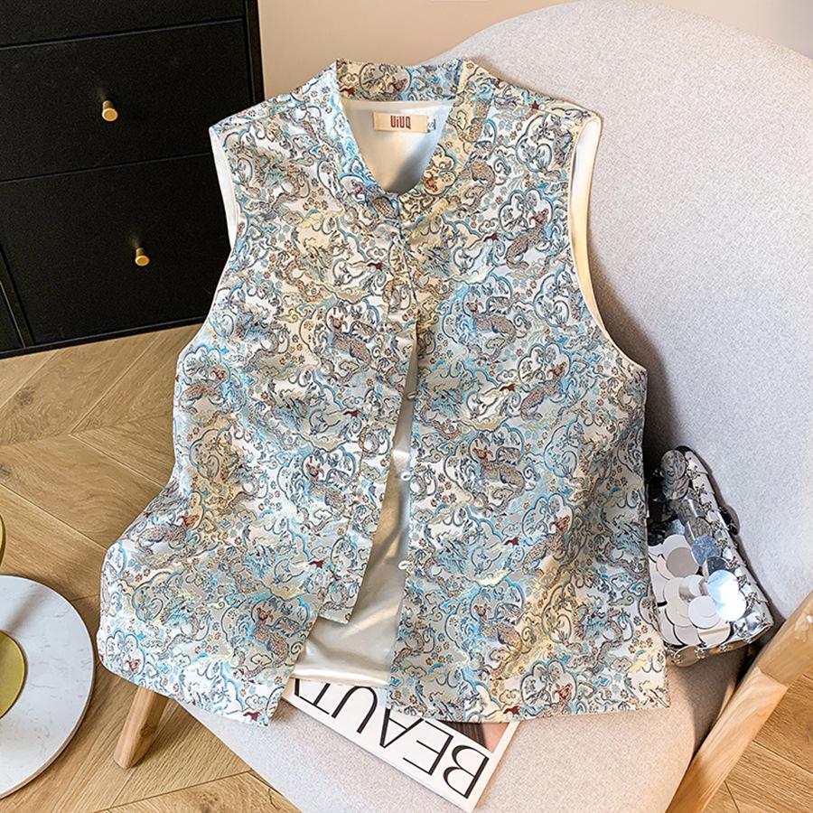 Elegant Chinese Style Jacquard Vest - New Spring/Autumn Women s Sleeveless Tang Suit XX-Large
Elegant Chinese Style Jacquard Vest - New Spring/Autumn Women s Sleeveless Tang Suit XX-Large