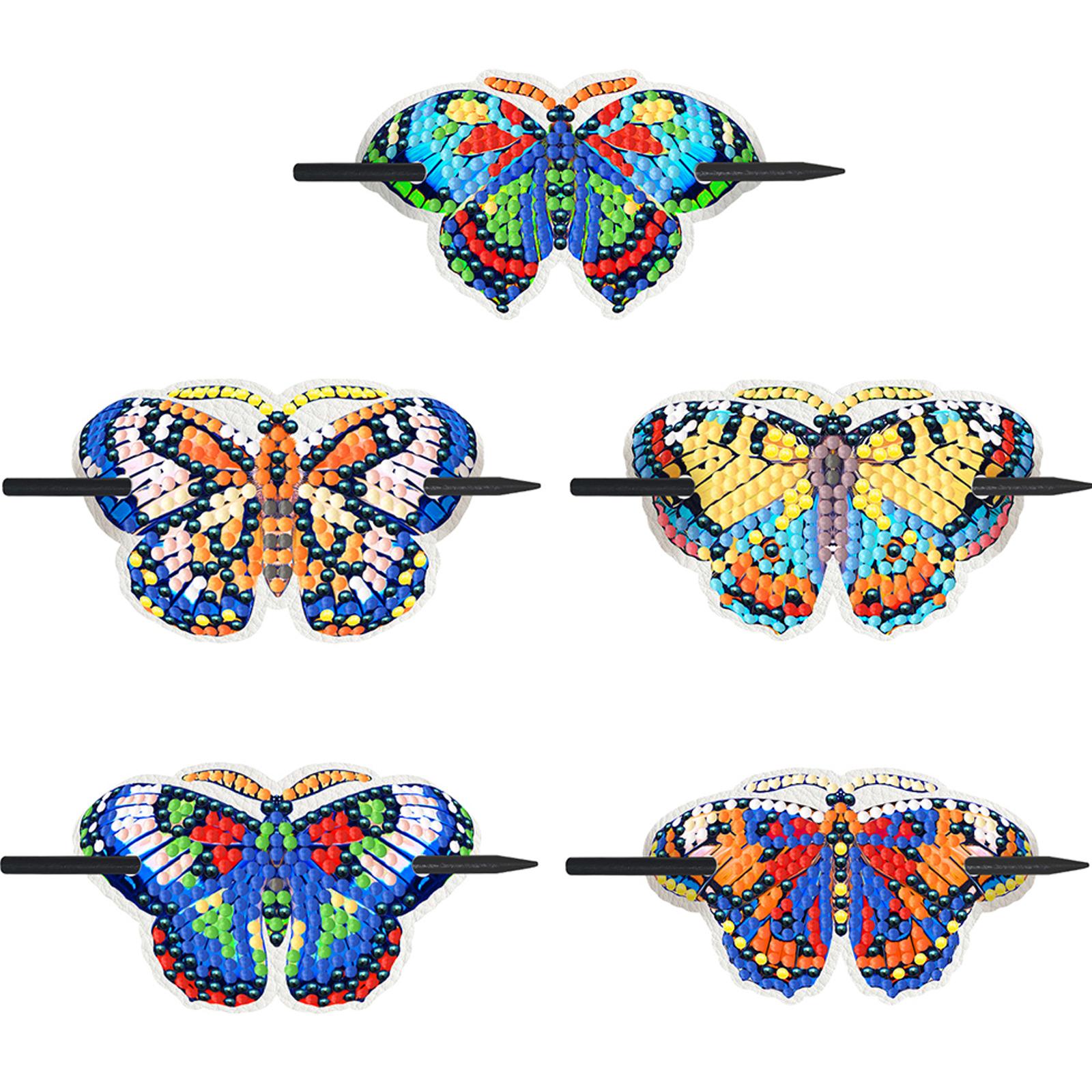 5pcs DIY Hair Clips Butterfly Shape Mosaic Dot Diamond Painting Art Kit Diamond Art Craft Set for Festivals Daily Wear & Parties
5pcs DIY Hair Clips Butterfly Shape Mosaic Dot Diamond Painting Art Kit Diamond Art Craft Set for Festivals Daily Wear & Parties