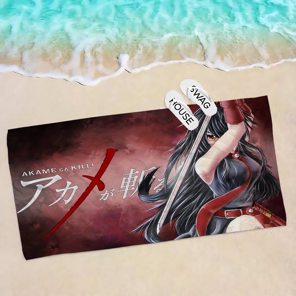 Japanese Anime Akame Ga KILL Beach Towel Colorful Bath Towels for Girl Microfiber Quick Dry Sand Free Beach Spa Gym Pool W30*H60(CM)
Japanese Anime Akame Ga KILL Beach Towel Colorful Bath Towels for Girl Microfiber Quick Dry Sand Free Beach Spa Gym Pool W30*H60(CM)