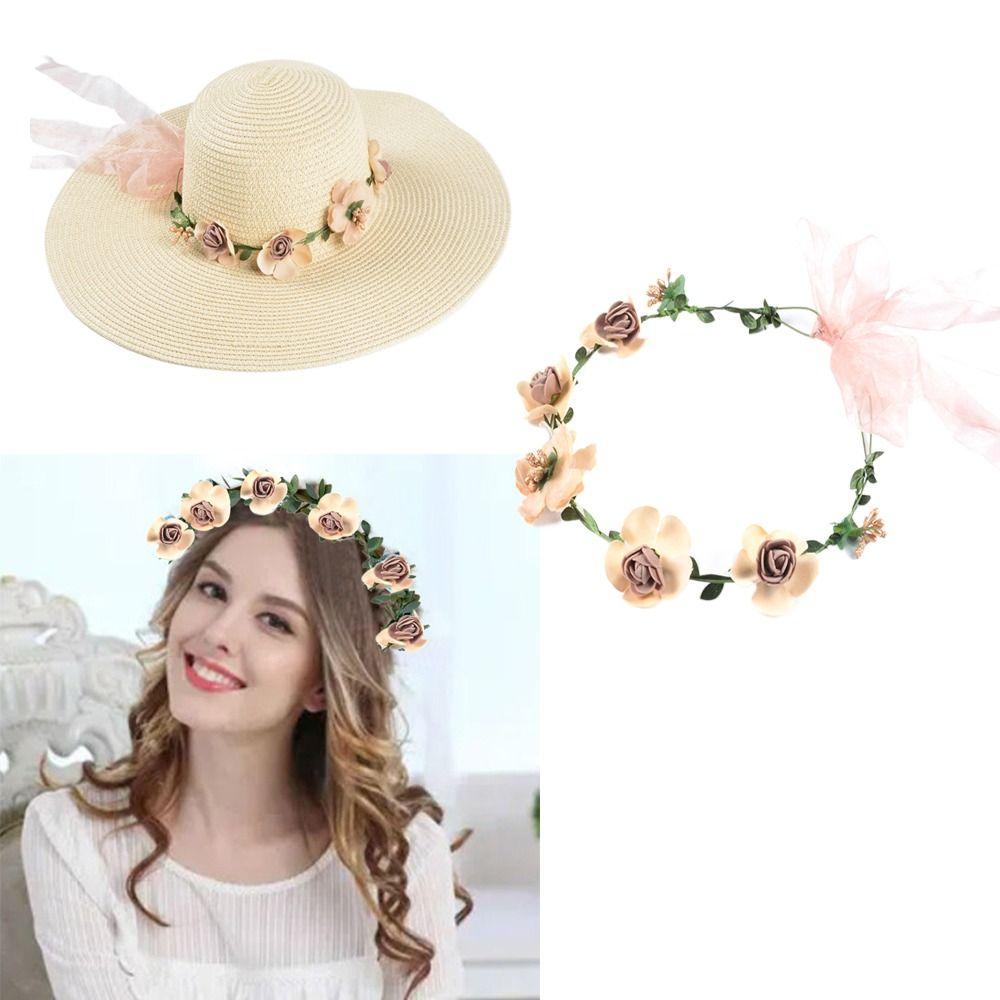 Hair Accessories Beach Hat Wreath Hair Jewelry Wreath Crown Hat Wreath Women Girls Wedding
Hair Accessories Beach Hat Wreath Hair Jewelry Wreath Crown Hat Wreath Women Girls Wedding