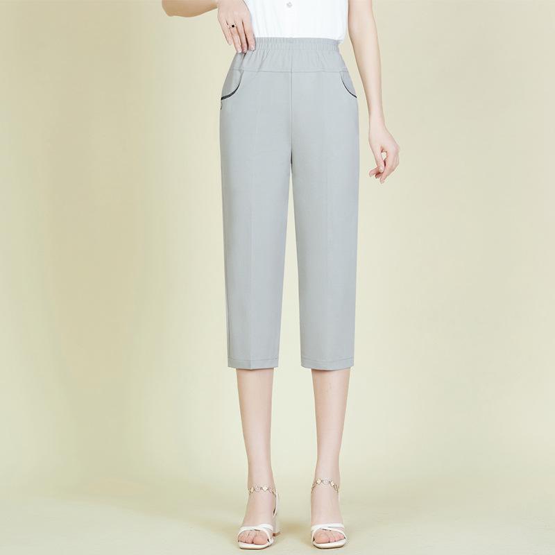 Mom s Ice Silk Cool Nine-Point Pants for Summer - Loose Fit for Mid-Aged and Elderly Women 3XL (130-145 lbs)
Mom s Ice Silk Cool Nine-Point Pants for Summer - Loose Fit for Mid-Aged and Elderly Women 3XL (130-145 lbs)