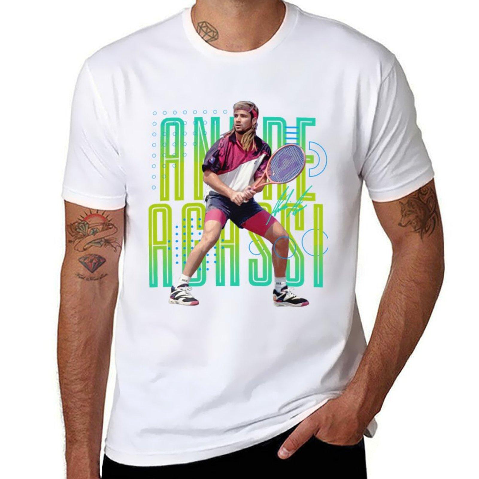 Andre Agassi 90 s T-Shirt customs design your own anime clothes summer top T-shirt men 2XL
Andre Agassi 90 s T-Shirt customs design your own anime clothes summer top T-shirt men 2XL