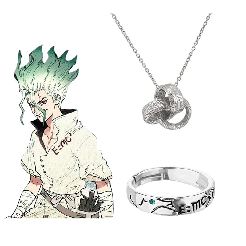 doctor stone necklace ring ring Senku Ishigami Nanami Ryusui petrified weapon pendant decoration cosplay accessories birthday gift present (necklace +
doctor stone necklace ring ring Senku Ishigami Nanami Ryusui petrified weapon pendant decoration cosplay accessories birthday gift present (necklace +