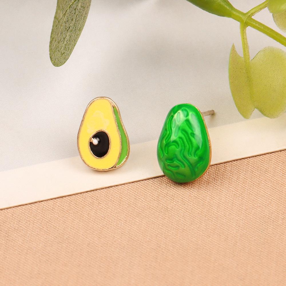 Celebrity Style Asymmetrical Avocado Green S925 Silver Needle Earrings for Women - Simple & Stylish 037
Celebrity Style Asymmetrical Avocado Green S925 Silver Needle Earrings for Women - Simple & Stylish 037