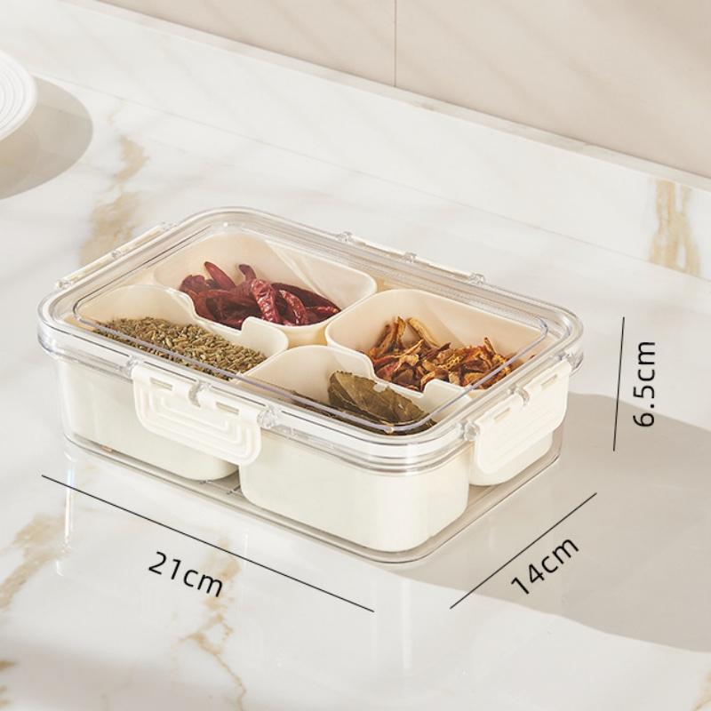 Многоцелевой разделенный поднос для сервировки с надежной ручкой на крышке, переносное блюдо для колбасных изделий, прозрачный контейнер для закусок для вечеринок
Многоцелевой разделенный поднос для сервировки с надежной ручкой на крышке, переносное блюдо для колбасных изделий, прозрачный контейнер для закусок для вечеринок