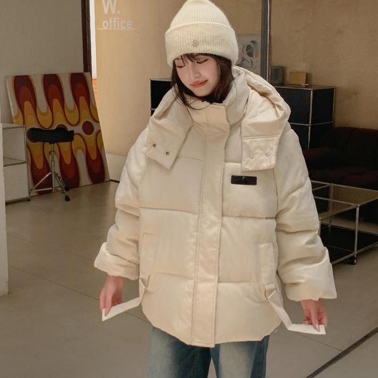 New High Street Winter Warm Down Cotton Jacket Women Elegant Korean Fashion Loose Solid Coat with Pockets XL бежевий
New High Street Winter Warm Down Cotton Jacket Women Elegant Korean Fashion Loose Solid Coat with Pockets XL бежевий