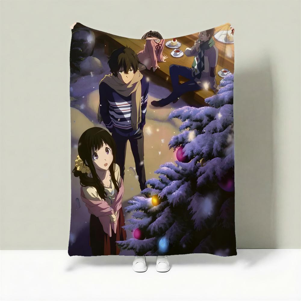 Anime H-Hyouka Throw Lightweight 240g Flannel Blanket Soft Skin-friendly for Summer Cooling 75cmx90cm
Anime H-Hyouka Throw Lightweight 240g Flannel Blanket Soft Skin-friendly for Summer Cooling 75cmx90cm