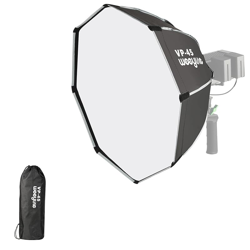 octagonal softbox weeylite VP-45 softbox Diameter 45cm Ninja 200/NInja 300 COB Softbox for video light Comes with storage bag photograph Indoor
octagonal softbox weeylite VP-45 softbox Diameter 45cm Ninja 200/NInja 300 COB Softbox for video light Comes with storage bag photograph Indoor