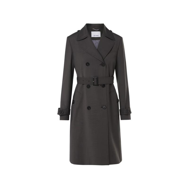 LANZI Women s Wool Blend Double-Breasted Trench Coat S
LANZI Women s Wool Blend Double-Breasted Trench Coat S