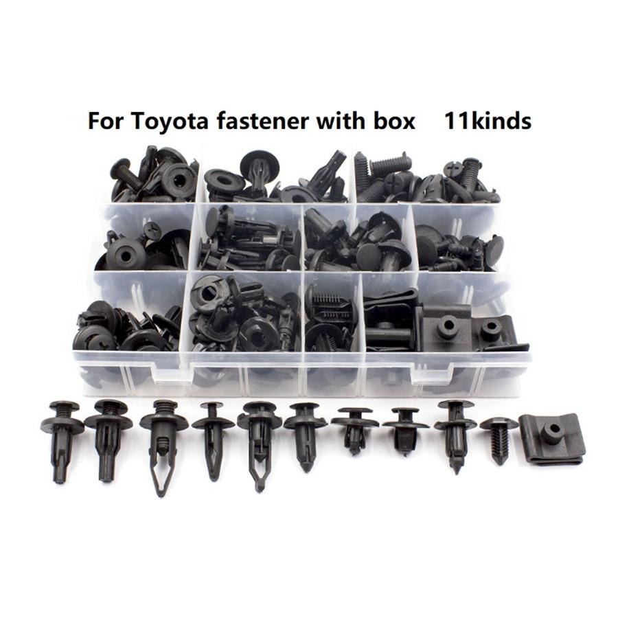 110pc Car Fastener Clips Fender Bumper Leaf board Trunk Fastener Grommet Clip Fastener For Toyota Retaining Rivet
110pc Car Fastener Clips Fender Bumper Leaf board Trunk Fastener Grommet Clip Fastener For Toyota Retaining Rivet