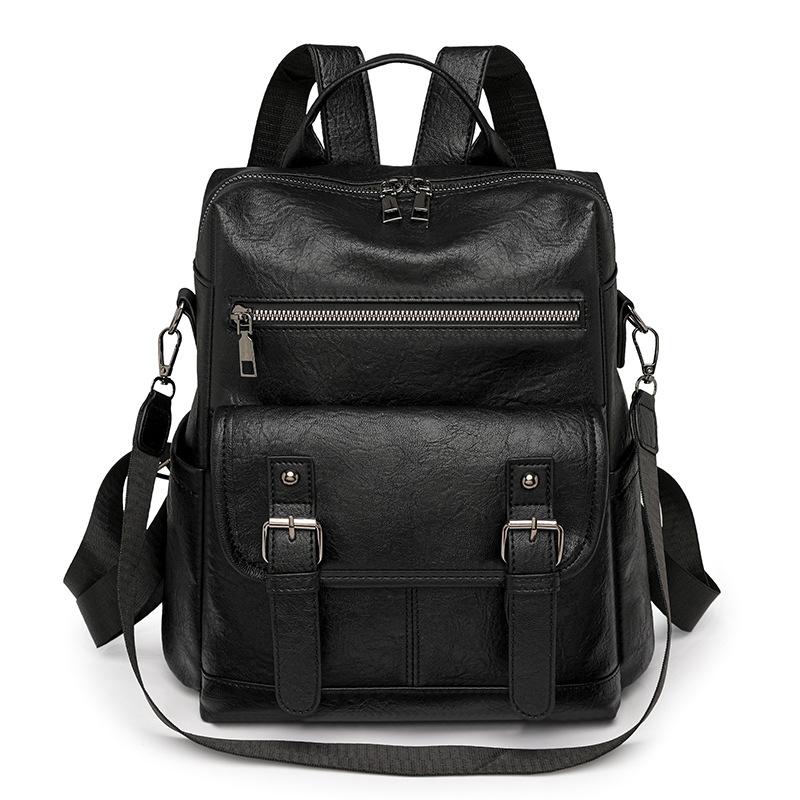 New Retro Backpack, Simple Fashion Soft Leather Charm чёрный
New Retro Backpack, Simple Fashion Soft Leather Charm чёрный