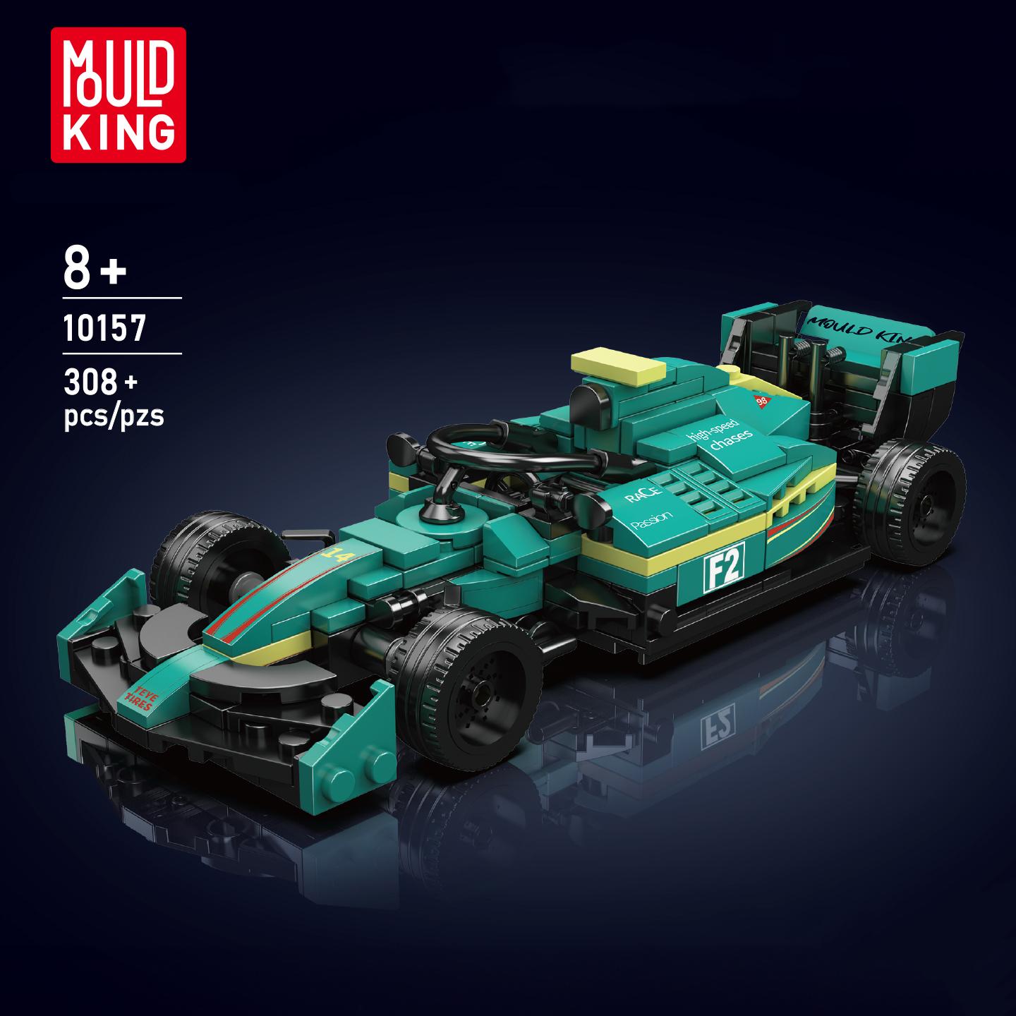 Mould King Creative Pull - Back Martin Formula Racing Car | Buildable Toy | High - Difficulty MOC Blocks For Adults (308 PCS) зелений
Mould King Creative Pull - Back Martin Formula Racing Car | Buildable Toy | High - Difficulty MOC Blocks For Adults (308 PCS) зелений