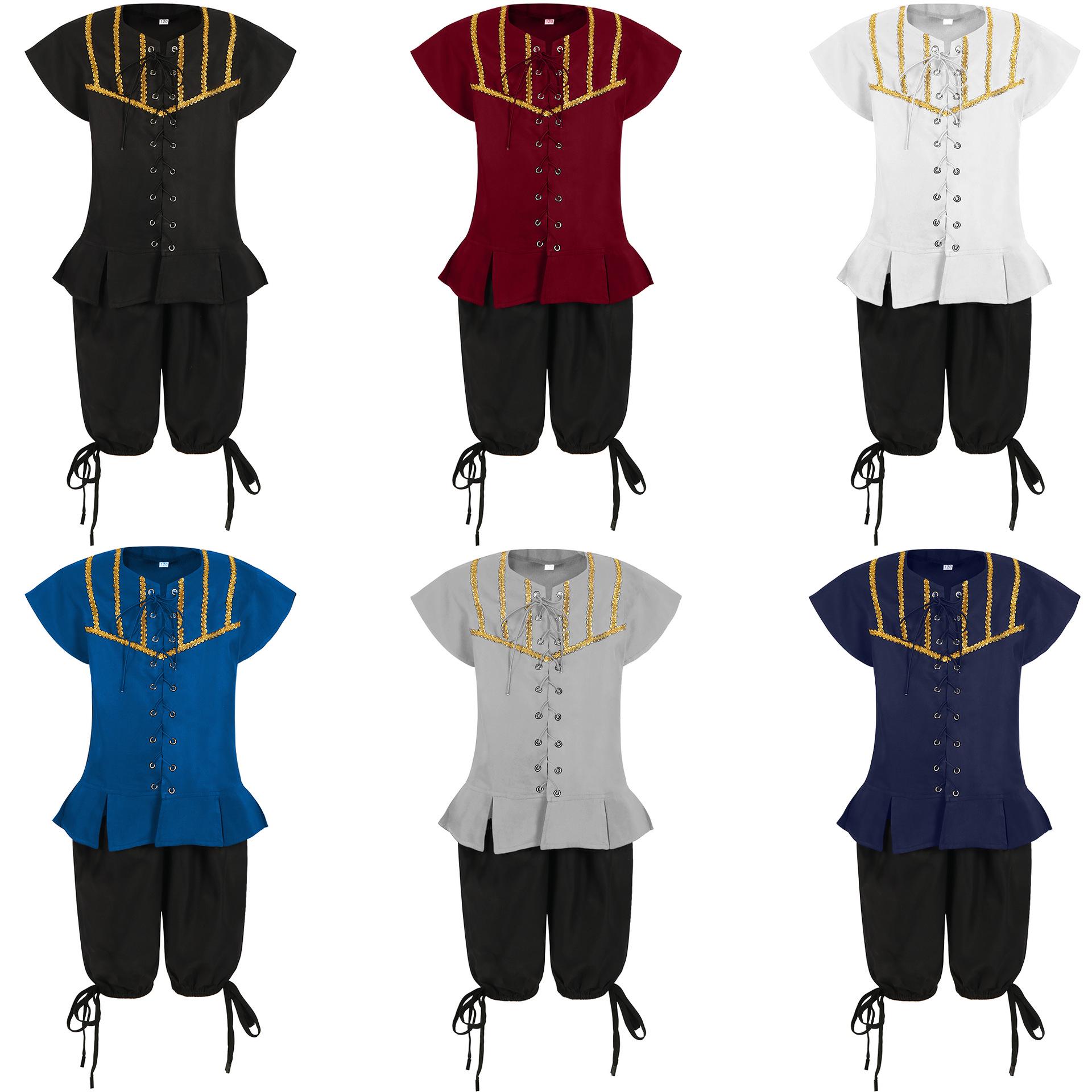 Children s Halloween Pirate Costume - Medieval, Renaissance, Steampunk Stage Cosplay Size 140
Children s Halloween Pirate Costume - Medieval, Renaissance, Steampunk Stage Cosplay Size 140