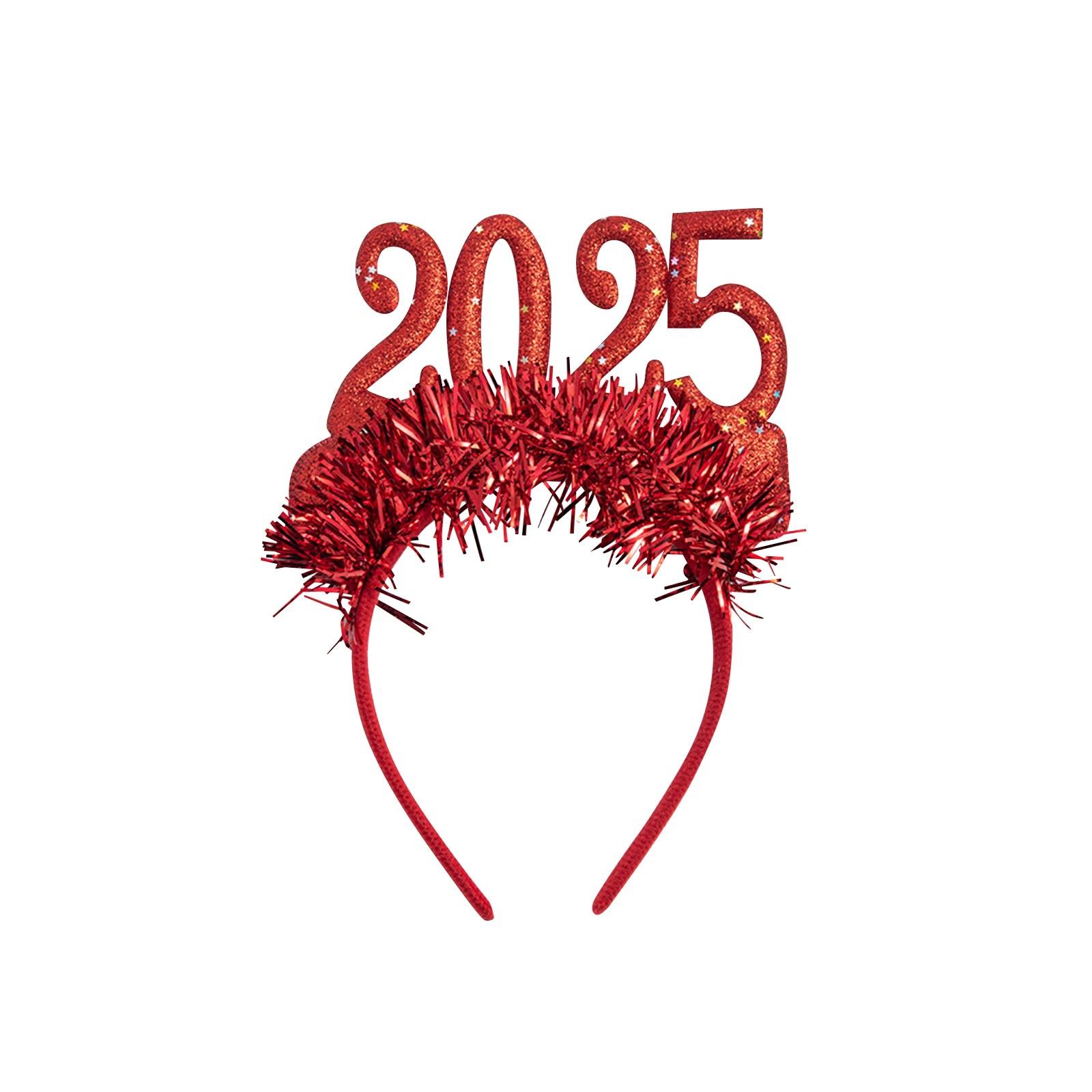 New Year s Eve Party Headband Christmas Party Activity Sequin Decorative Headband One Size червоний
New Year s Eve Party Headband Christmas Party Activity Sequin Decorative Headband One Size червоний