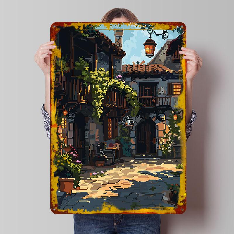 Medieval Courtyard Pixel Art Printed Poster Customized Wall Art Retro Vintage Metal Tin Signs for Bathroom Decor Man Cave Room 20x30cm(7.8x11.8inch)
Medieval Courtyard Pixel Art Printed Poster Customized Wall Art Retro Vintage Metal Tin Signs for Bathroom Decor Man Cave Room 20x30cm(7.8x11.8inch)