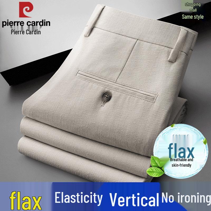 Pierre Cardin Men s Thin Linen Blend Straight-Leg Casual Trousers 38
Pierre Cardin Men s Thin Linen Blend Straight-Leg Casual Trousers 38