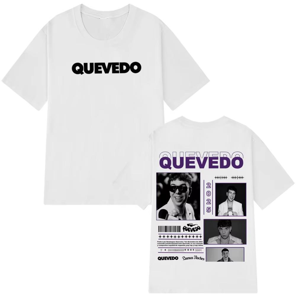 Rapper Quevedo Buenas Noches 2025 Vintage Print TShirt Unisex WOMEN Hip Hop Fashion Tshirts Summer Cotton Oversized Loose T Shirts S
Rapper Quevedo Buenas Noches 2025 Vintage Print TShirt Unisex WOMEN Hip Hop Fashion Tshirts Summer Cotton Oversized Loose T Shirts S