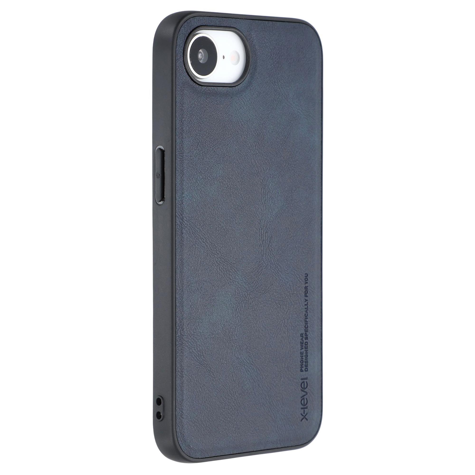 X-LEVEL Bojue-3 Series For iPhone 16e Case Leather Coated PC+TPU Phone Back Cover Blue
X-LEVEL Bojue-3 Series For iPhone 16e Case Leather Coated PC+TPU Phone Back Cover Blue