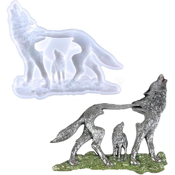 Wolf Resin Molds Howling Wolf Resin Mold Double Wolf Standing Silicone Mold Wall Decor with Lawn Animal Statue for DIY Wall Hanging Window Door Decor wolf resin mould
Wolf Resin Molds Howling Wolf Resin Mold Double Wolf Standing Silicone Mold Wall Decor with Lawn Animal Statue for DIY Wall Hanging Window Door Decor wolf resin mould