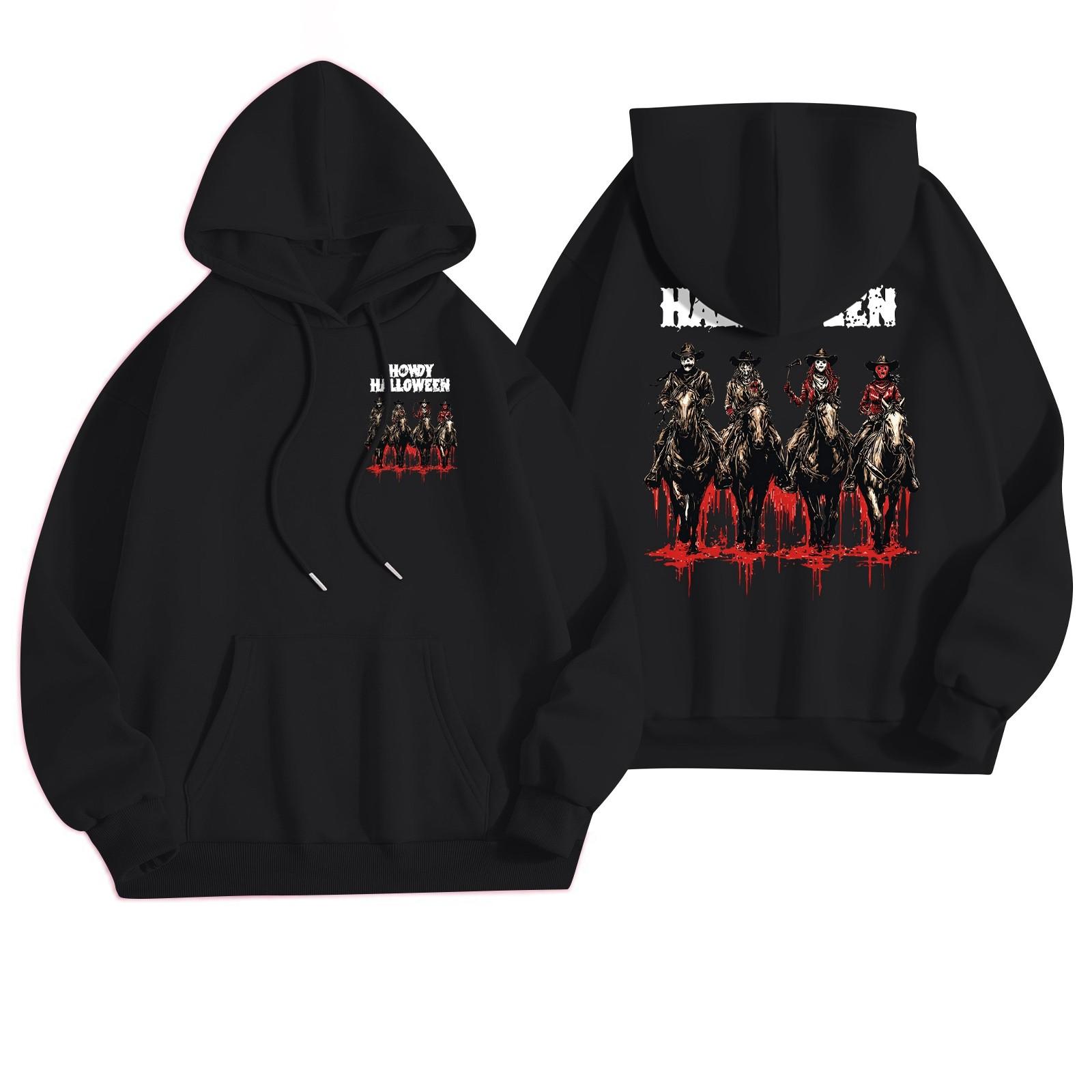 Women s Casual Fashion Halloween Printed Leisure Hooded Sweatshirt With Pockets L чорний
Women s Casual Fashion Halloween Printed Leisure Hooded Sweatshirt With Pockets L чорний