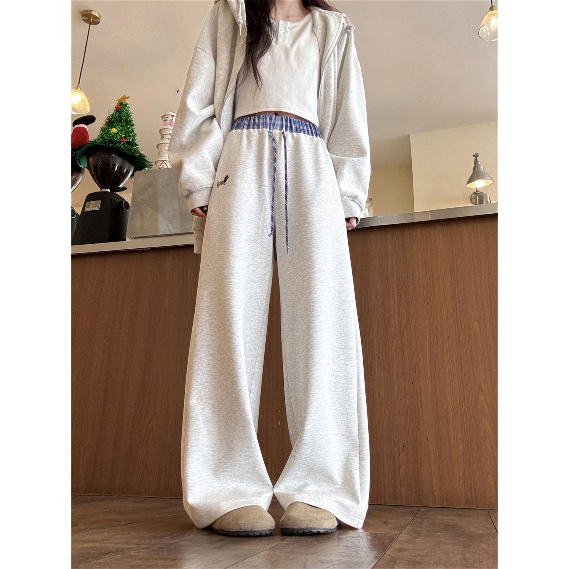 Plaid High-Waisted Wide-Leg Pants for Women & Girls - Spring/Summer 2026 Collection S (suitable for 75-90 jin)
Plaid High-Waisted Wide-Leg Pants for Women & Girls - Spring/Summer 2026 Collection S (suitable for 75-90 jin)