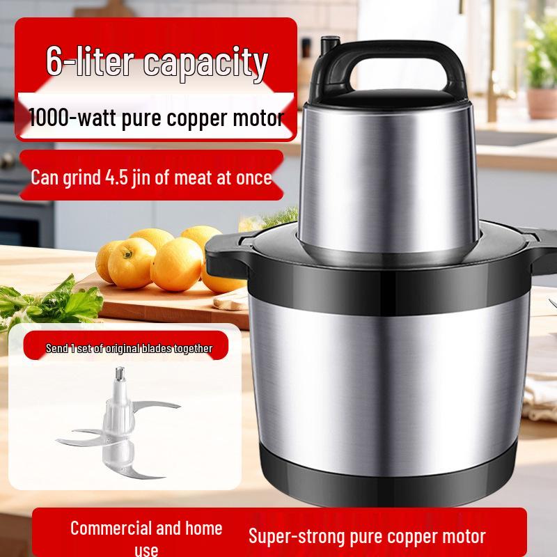 Xinfei High-Power Meat Grinder: 6L-12L Large Capacity, Multifunctional Food Processor for Mincing and Mixing.
Xinfei High-Power Meat Grinder: 6L-12L Large Capacity, Multifunctional Food Processor for Mincing and Mixing.