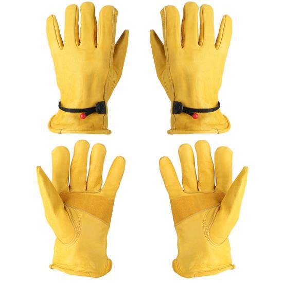 1Pair Leather Gloves Working Protection Gloves Garden Labor Gloves Gardening L
1Pair Leather Gloves Working Protection Gloves Garden Labor Gloves Gardening L