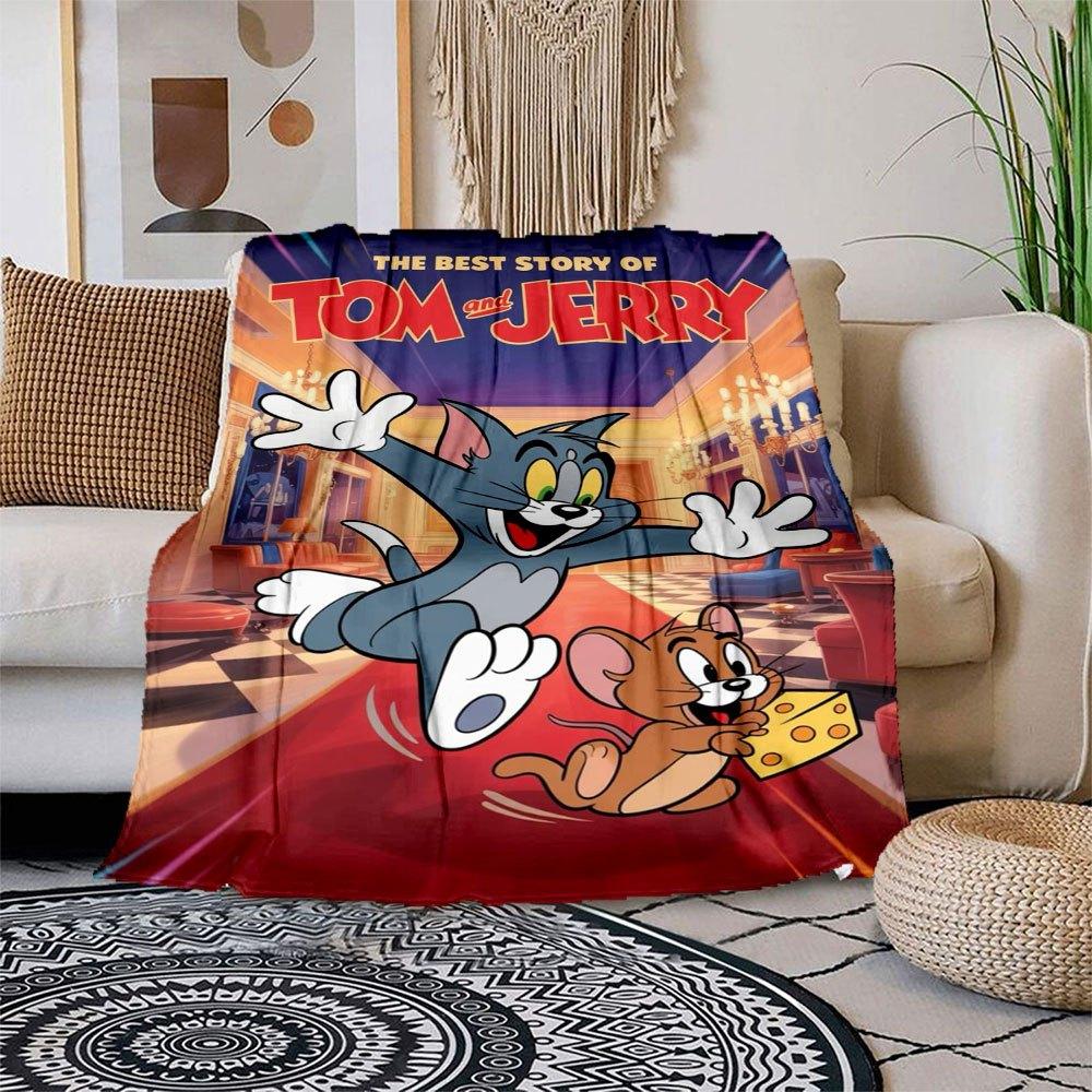 The Best Story of Tom & Jerry: Classic Cartoon AdventuresBlanket Flannel Throw Blanket for Sofa, Bed, Travel, Camping, Office 100x150cm
The Best Story of Tom & Jerry: Classic Cartoon AdventuresBlanket Flannel Throw Blanket for Sofa, Bed, Travel, Camping, Office 100x150cm