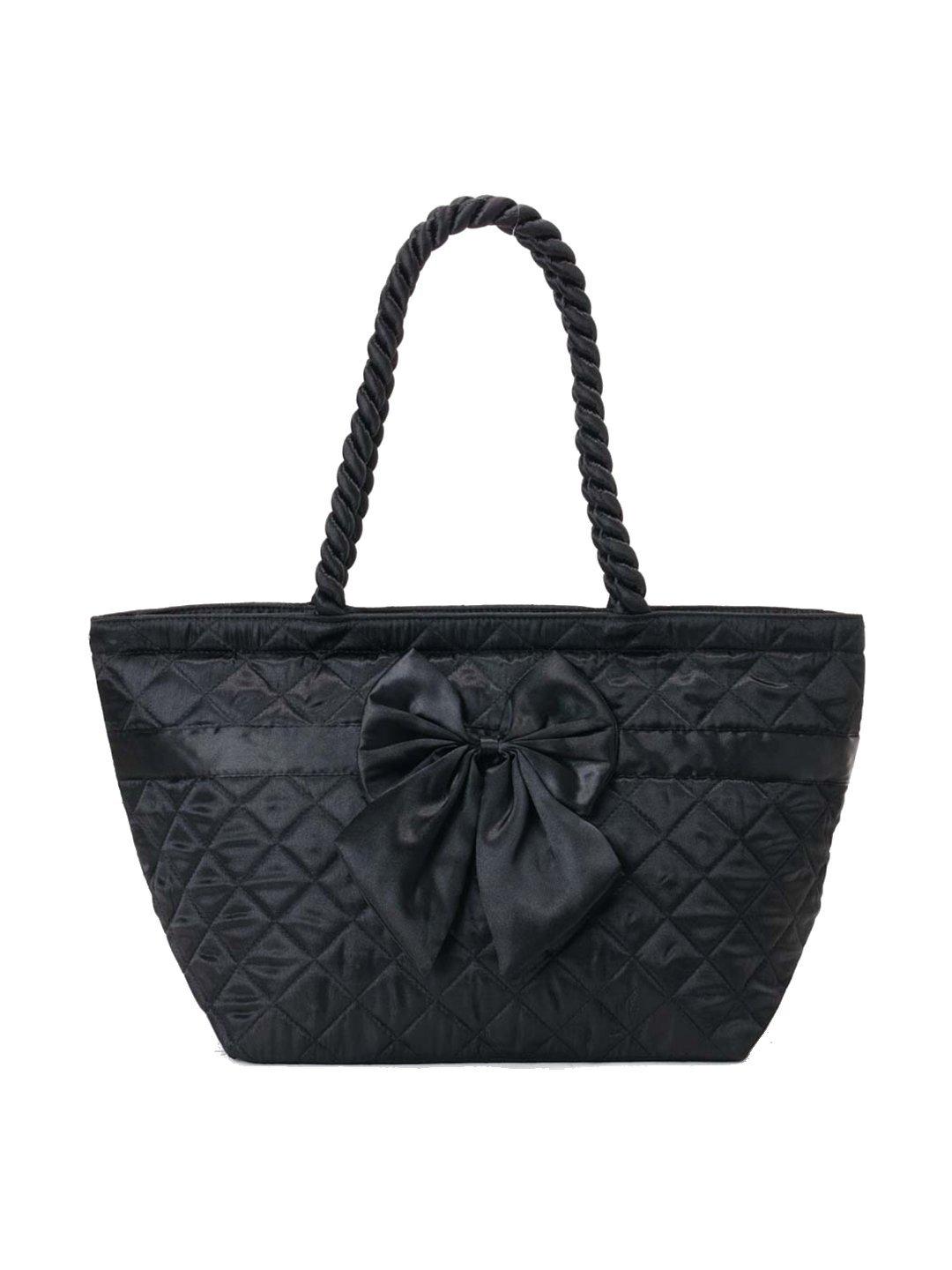 NaRaYa Ribbon Bag, Boat-Shaped, Large, Black
NaRaYa Ribbon Bag, Boat-Shaped, Large, Black