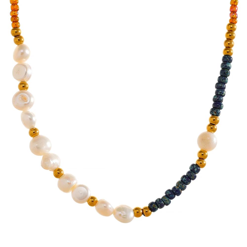 Yhpup Gorgeous Natural Freshwater Pearls Measly Bead Chain Stainless Steel Handmade Necklace Charm Luxury Fashion Trendy Jewelry
Yhpup Gorgeous Natural Freshwater Pearls Measly Bead Chain Stainless Steel Handmade Necklace Charm Luxury Fashion Trendy Jewelry