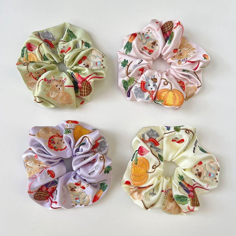 Floral Embroidery Rabbit Hair Band Korean Style Flower Hair Rope Satin Elastic Scrunchies Girls фиолетовый
Floral Embroidery Rabbit Hair Band Korean Style Flower Hair Rope Satin Elastic Scrunchies Girls фиолетовый