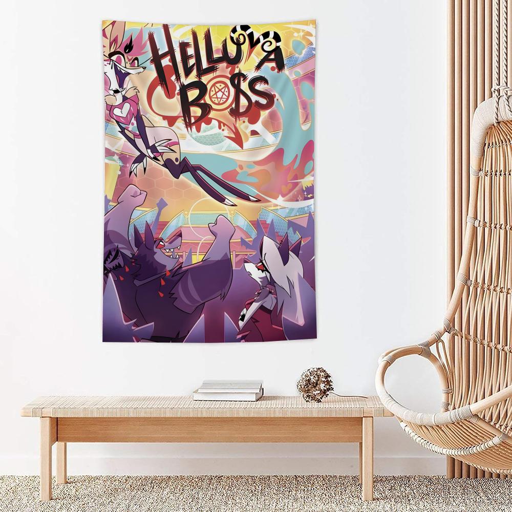 Anime Hhelluva Boss Tapestry Microfiber Wall Hanging For Bedroom Living Room Decor Outdoor Festival Garden Bar Background 74x94cm(29x37in)
Anime Hhelluva Boss Tapestry Microfiber Wall Hanging For Bedroom Living Room Decor Outdoor Festival Garden Bar Background 74x94cm(29x37in)