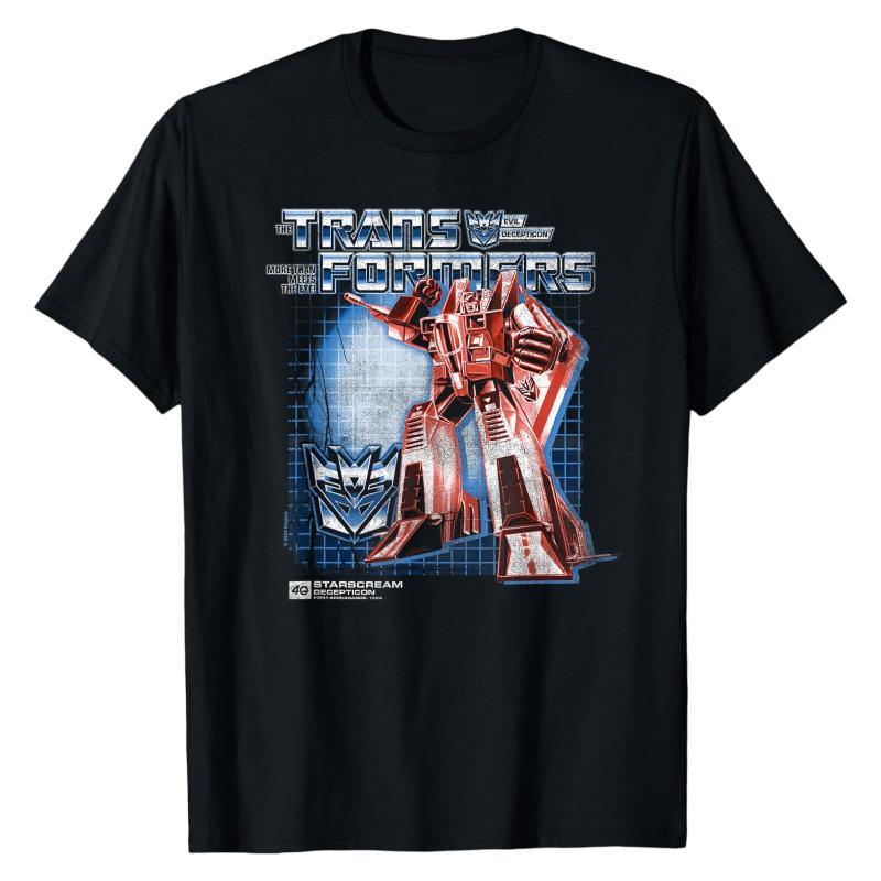 Starscream Decepticon Transformers TShirt Jet Robot Graphic Print Crew Neck 100 Cotton Trendy Casual Street Tops S
Starscream Decepticon Transformers TShirt Jet Robot Graphic Print Crew Neck 100 Cotton Trendy Casual Street Tops S