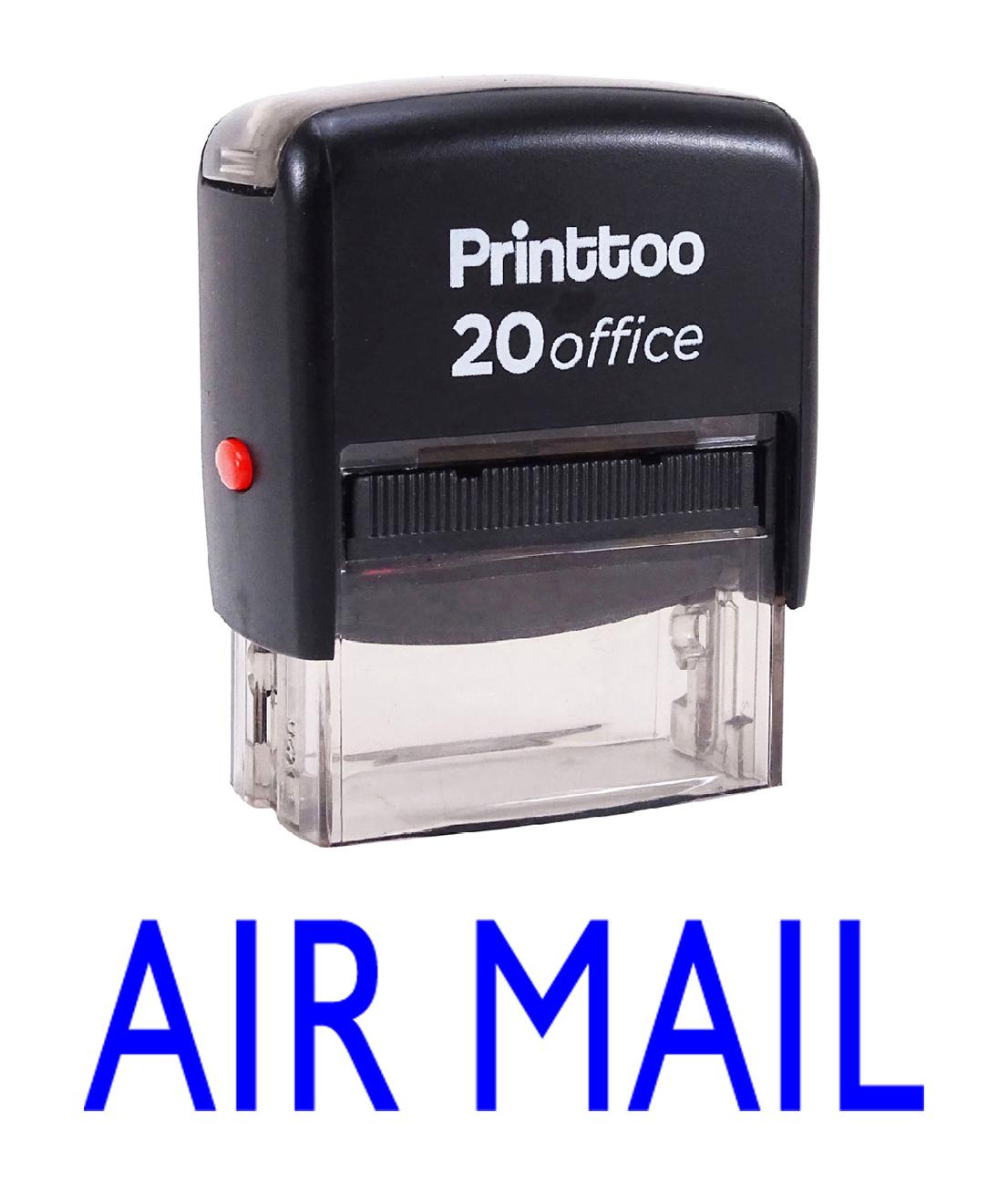 Printtoo Self Inking AIR MAIL Rubber Stamp Office Stationary Custom 14 mm x 38 mm (Approx) синій
Printtoo Self Inking AIR MAIL Rubber Stamp Office Stationary Custom 14 mm x 38 mm (Approx) синій