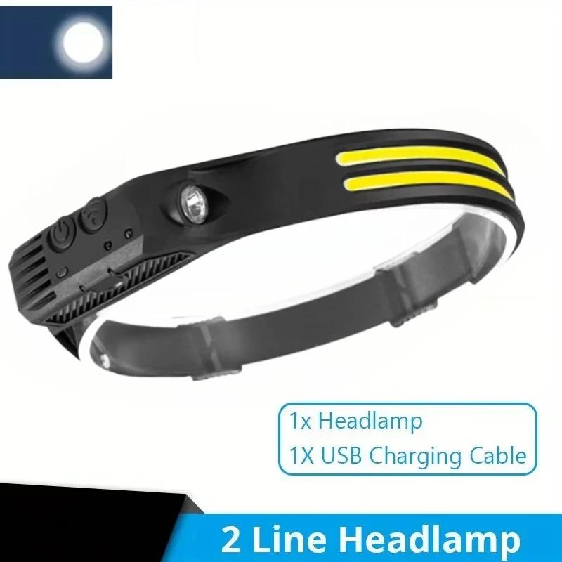 Светодиодный индукционный налобный фонарь с зарядкой через USB, мощный встроенный аккумуляторный налобный фонарь для кемпинга и рыбалки 2-White
Светодиодный индукционный налобный фонарь с зарядкой через USB, мощный встроенный аккумуляторный налобный фонарь для кемпинга и рыбалки 2-White