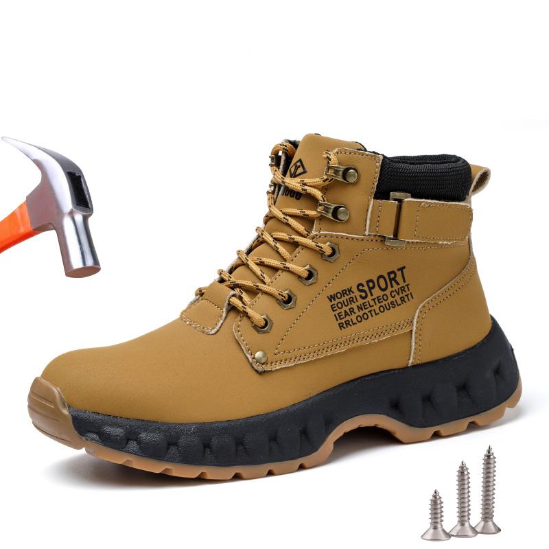 Men Safety Boots Indestructible Work Sneakers Waterproof upper Puncture-Proof Protective Steel Toe Work Safety Shoes
Men Safety Boots Indestructible Work Sneakers Waterproof upper Puncture-Proof Protective Steel Toe Work Safety Shoes