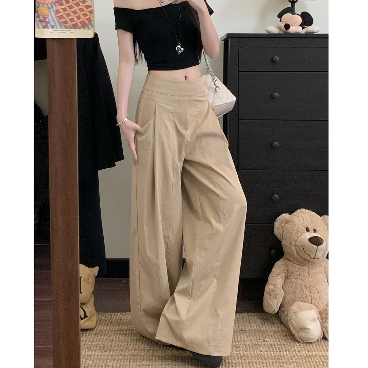 Korean Style Drapey High Waist Wide Leg Pants for Women - Autumn 2025 Collection S (70-90 jin)
Korean Style Drapey High Waist Wide Leg Pants for Women - Autumn 2025 Collection S (70-90 jin)