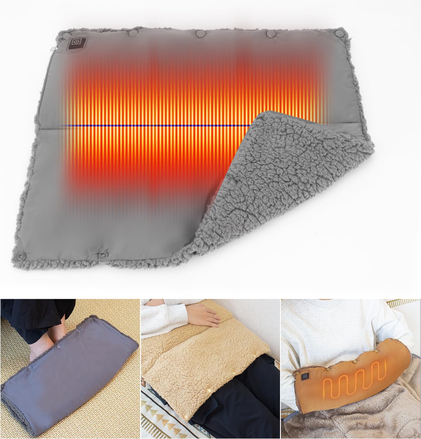 ENOKAWA Hot Mat электрический коврик с питанием от USB, нагреватель для живота, 3 уровня регулировки температуры, быстрый нагрев в течение 10 секунд, складное нагревательное устройство, мягкое и легкое
ENOKAWA Hot Mat электрический коврик с питанием от USB, нагреватель для живота, 3 уровня регулировки температуры, быстрый нагрев в течение 10 секунд, складное нагревательное устройство, мягкое и легкое