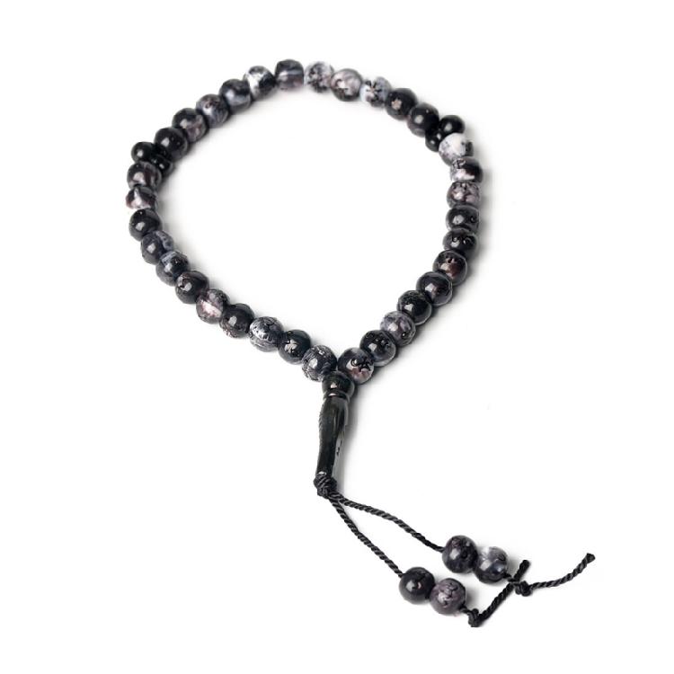 Traditional Tasbih Prayer Beads Bracelet Religion Eid Gift Meditation Jewelry 1 чорний
Traditional Tasbih Prayer Beads Bracelet Religion Eid Gift Meditation Jewelry 1 чорний