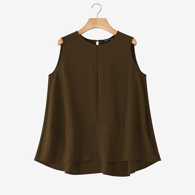 ZANZEA Women Summer Casual Round Neck Sleeveless Tank Tops 5XL коричневый
ZANZEA Women Summer Casual Round Neck Sleeveless Tank Tops 5XL коричневый