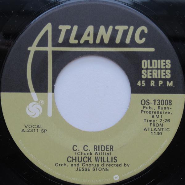 7inch Record CHUCK WILLIS - C.C. Rider / Betty And Dupree OS13008 Atlantic US Rock Used
7inch Record CHUCK WILLIS - C.C. Rider / Betty And Dupree OS13008 Atlantic US Rock Used