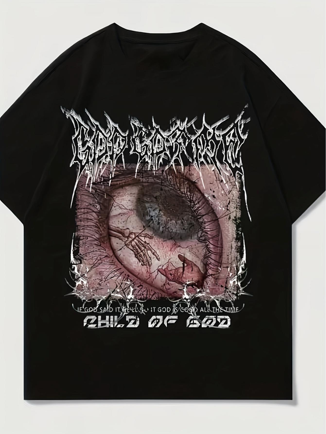 Unisex Retro Gothic Y2K T-Shirt Featuring Gothic Lettering And Heavy Metal Graphics - A Soft And Comfy Classic Fit Tee with White Print M
Unisex Retro Gothic Y2K T-Shirt Featuring Gothic Lettering And Heavy Metal Graphics - A Soft And Comfy Classic Fit Tee with White Print M