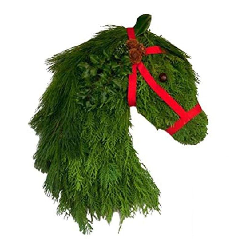 AEE4-Horse Wreaths Decorate For Front Door Beautiful Christmas Horse Head Christmas Training Horse Head Wreath, Artificial Wreat зелёный
AEE4-Horse Wreaths Decorate For Front Door Beautiful Christmas Horse Head Christmas Training Horse Head Wreath, Artificial Wreat зелёный