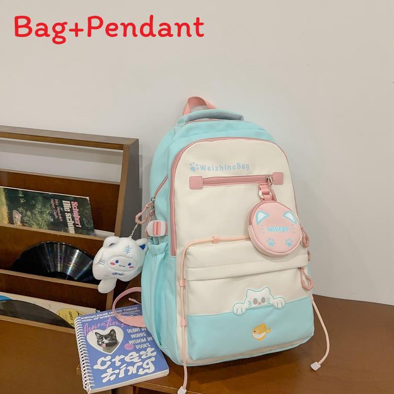 Girls Nylon School Backpack With Design For Middle School Daily Use зелений
Girls Nylon School Backpack With Design For Middle School Daily Use зелений